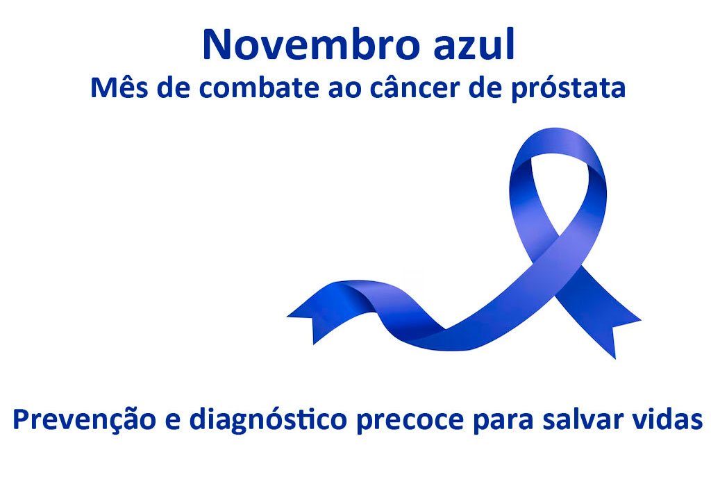 Novembro Azul é uma campanha de conscientização sobre a prevenção de câncer de próstata